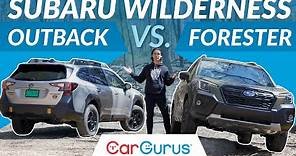 2022 Outback Wilderness vs. 2022 Forester Wilderness | Subaru's battle in the wilderness