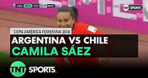 Camila Sáez (0-1) Argentina vs Chile | Copa América Femenina 2018