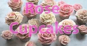 How to Pipe Buttercream Roses for Cupcakes
