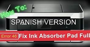 Cómo reparar la almohadilla del absorbedor de tinta llena (error 46) en la impresora Brother