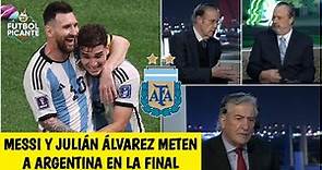 ARGENTINA, A LA FINAL de la mano de Messi y Julián Álvarez GOLEARON a Croacia | Futbol Picante