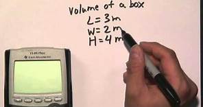 How to Calculate Cubic Meters