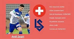 Andi Zeqiri (Brighton & Hove Albion / FC Lausanne-Sport / Kosovo) 19/20 Highlights