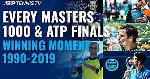 30 Years of Tennis History: Every Masters 1000 & ATP Finals Championship Point (1990-2019)