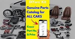Online Genuine OEM Parts Catalog for ALL CARS | Oriparts Website | Know Any Part Info - Autophile