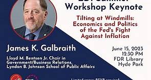 EDI Keynote Lecture: James K. Galbraith at the FDR Library