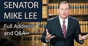 Senator Mike Lee | Full Address and Q&A | Oxford Union