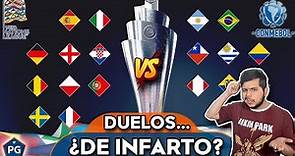 ¿La CONMEBOL-UEFA NATIONS LEAGUE se basará en la ELIMINATORIA y COPA AMÉRICA para armar LIGAS A,B,C?