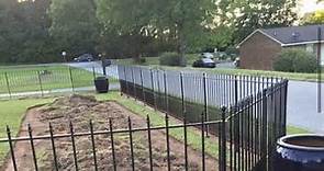 LOWES NO DIG FENCE IS AN EASY INSTALL. HIGHLY RECOMMEND