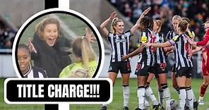 Amanda Staveley joins in the celebrations as NUFC Women march on towards the title