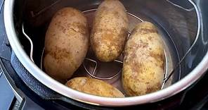 Instant Pot Baked Potatoes Recipe - How To Cook Whole Potatoes In The Instant Pot - So Easy AMAZING!