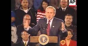 President Bush on war on terror, US soldier killed, Sept 11th