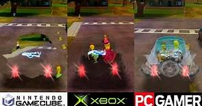 Diferencias entre TODAS las versiones de Simpsons Hit & Run (PS2, Xbox, GameCube & PC)