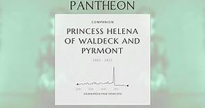 Princess Helena of Waldeck and Pyrmont Biography | Pantheon