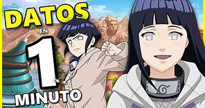 🍥 DATOS DE HINATA HYUGA EN 1 MINUTO 🕜