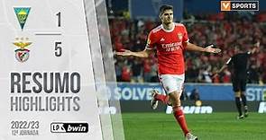 Highlights | Resumo: Estoril Praia 1-5 Benfica (Liga 22/23 #12)