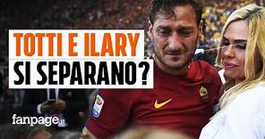 Francesco Totti e Ilary Blasi si separano: “L’annuncio in arrivo con un comunicato congiunto”