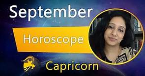 Monthly Horoscope | Capricorn September 2021 Horoscope | Prediction for September 2021