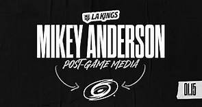 Defenseman Mikey Anderson | 01.15.24 LA Kings Win over Carolina Hurricanes | Postgame Media