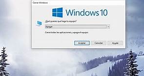 Cómo apagar tu ordenador con Windows con el teclado