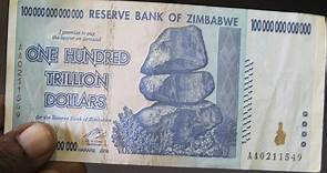 Zimbabwe’s 100-Trillion-Dollar Note Gains in Value
