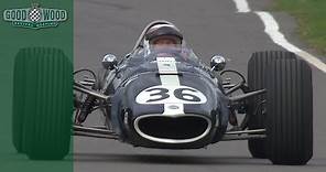 Sir Jackie Stewart drives Dan Gurney's Eagle at Revival