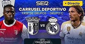 🏆⚽️ SPORTING CLUB DE BRAGA vs REAL MADRID | Fase de Grupos UEFA Champions League EN DIRECTO