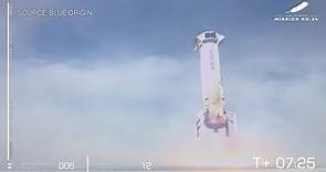 WATCH: Bezos' Blue Origin Rocket Reaches Edge of Outer Space
