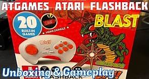 AtGames Atari Flashback BLAST, Unboxing, Gameplay & Review - Emceemur