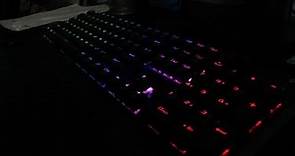 Redragon k555 Indrah RGB Mechanical Keyboard Review and Lighting Effects