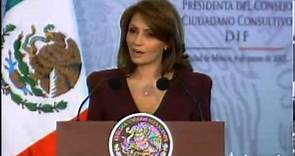 Primer discurso de Angélica Rivera como primera dama