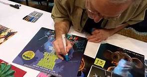 Michelan Sisti signing autographs, TMNT movies, Michelangelo