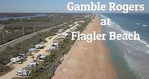 Gamble Rogers Campground at Flagler Beach, Florida