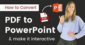 Convert PDF to PowerPoint & Make Interactive [ Guide for Teachers ]