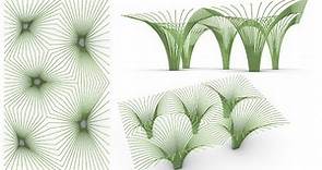 Bamboo Canopy | Interconnected Structure with Voronoi Pattern