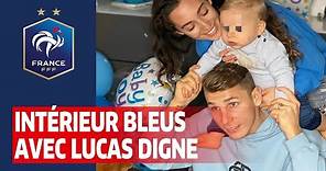 Intérieur Bleus avec Lucas Digne, Equipe de France I FFF 2020