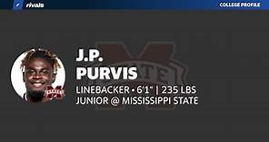 J P Purvis SENIOR Linebacker Mississippi State