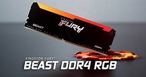 DDR4 RGB Memory with speeds up to 3733MT/s – Kingston FURY Beast