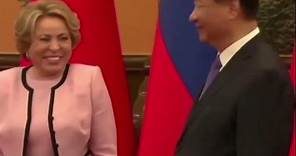 China's Xi meets Russian Federation Council Speaker Valentina Matviyenko