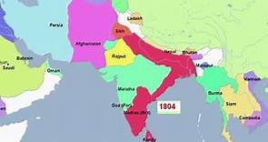 Rise and Fall of the Mughal Empire Map Every Year on the Map | #mughalempire