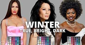 How to Find your Color Season | Seasonal Color Analysis: True, Bright & Dark Winter