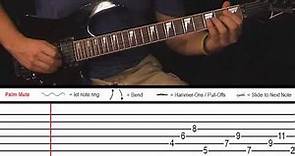 How to Play 'Message in a Bottle' by The Police (With On-Screen Tabs!) - Guitar Tutorial