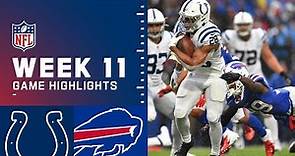 Colts vs. Bills Week 11 Highlights | NFL 2021