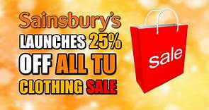 Sainsbury's launches 25% off all TU clothing sale - including school uniforms!