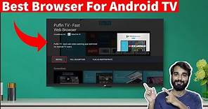 How to install Puffin TV Browser in Android TV | Best Android TV Browser | Smart TV ke Liye Browser