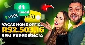 🔥Vagas de Trabalho HOME OFFICE [SEM EXPERIÊNCIA] | Salário R$2.503 + VA de R$800 | Trabalhe em Casa
