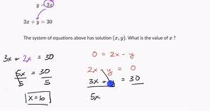 Solving systems of linear equations — Basic example
