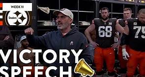 Kevin Stefanski's Victory Speech vs. Steelers