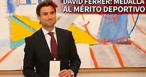 David Ferrer recibió la Medalla de Oro al Mérito Deportivo | Diario AS