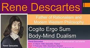 Descartes | Cogito Ergo Sum | Dualism | Method of Doubt | Innate Ideas | God | Philosophy Simplified